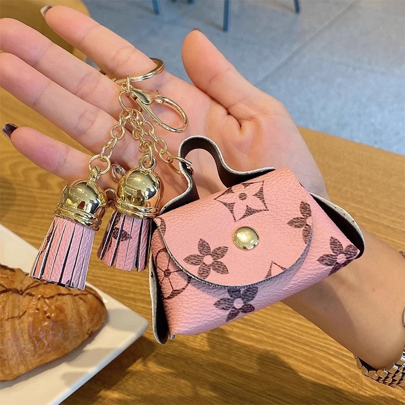 Designer mini Bag keychain coin purse