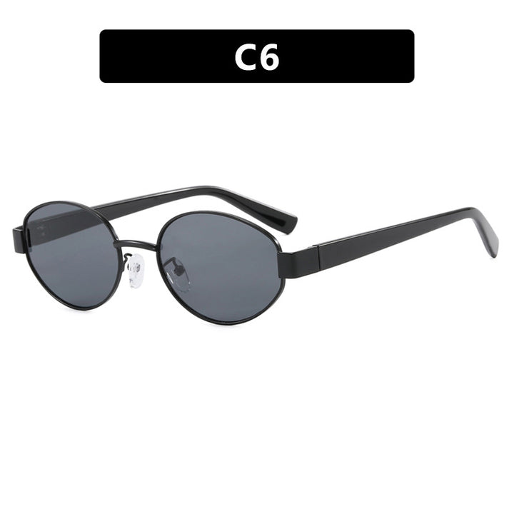 Retro Oval Sunglasses for Women