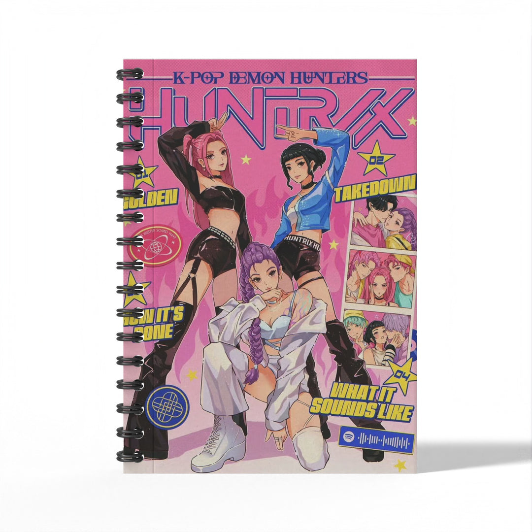 Kpop Demon Hunters coil notebook