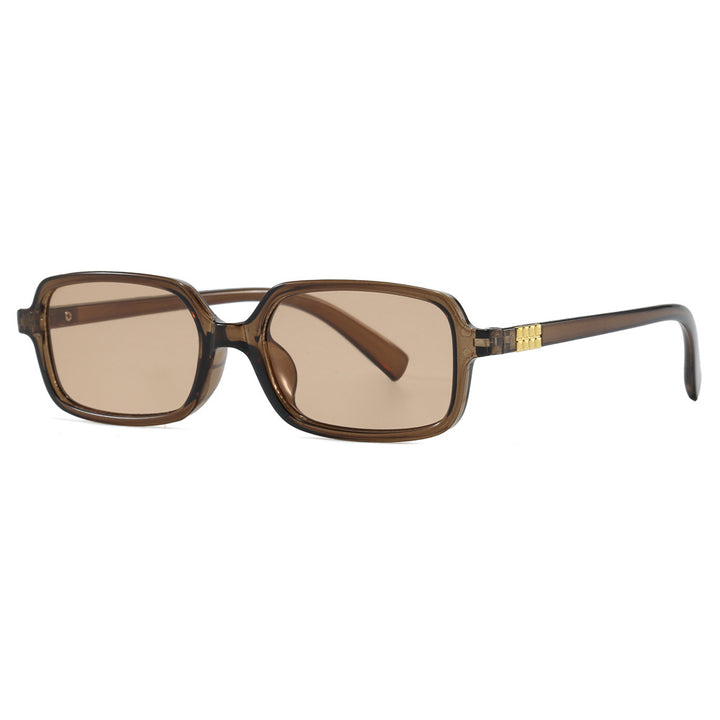 Square small frame sunglasses for women