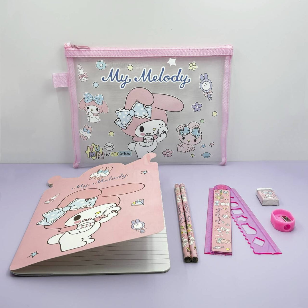 Cute sanrio inspired Student stationery set