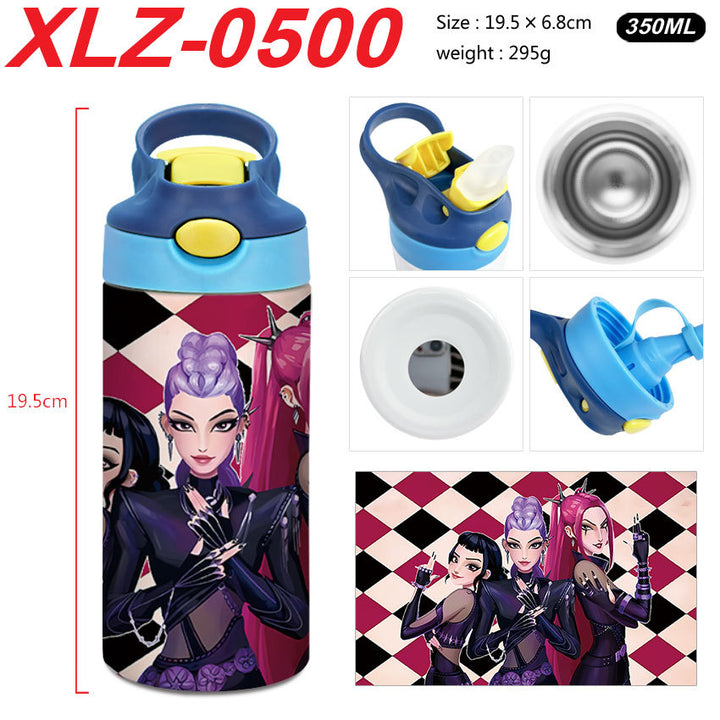 KDH K-pop inspired Stainless steel thermos Cups students Tumblers-350ml