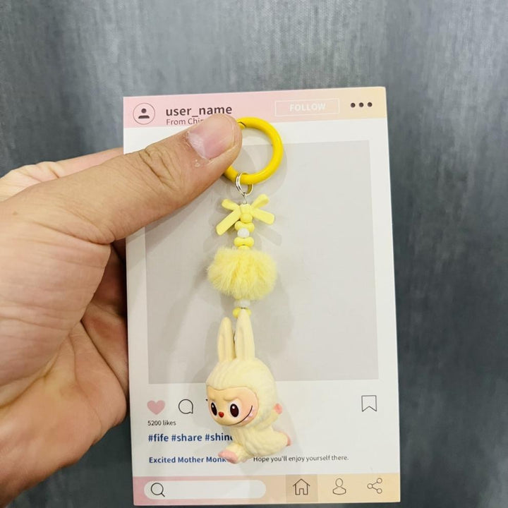 LABUBU Lazy Yoga Series Keychain Blind Box