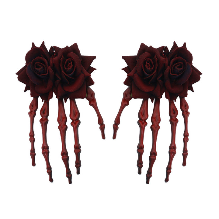 Halloween Skeleton Hand Hair Clip Halloween Party hair accessories