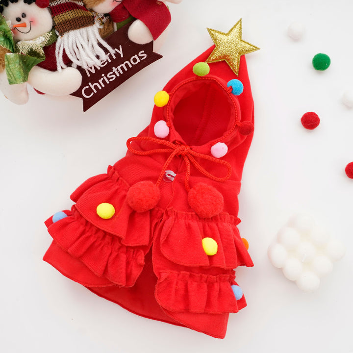 Dog Christmas costumes puppy&cat Christmas cape costumes