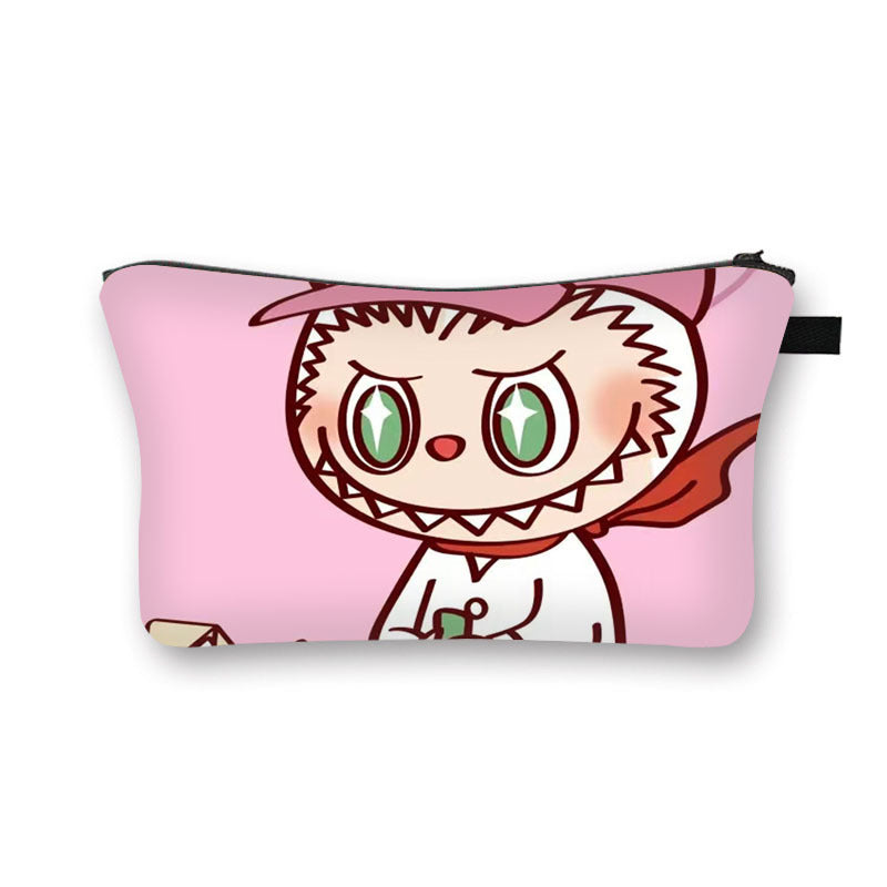 Labubu cosmetic bag portable toiletry bag