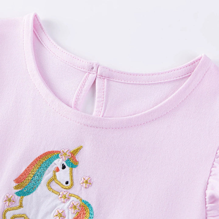 Unicorn Rainbow Glitter Tulle dress for girls