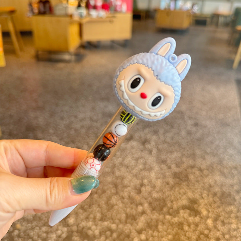 Labubu ballpoint pen with labubu cute patch