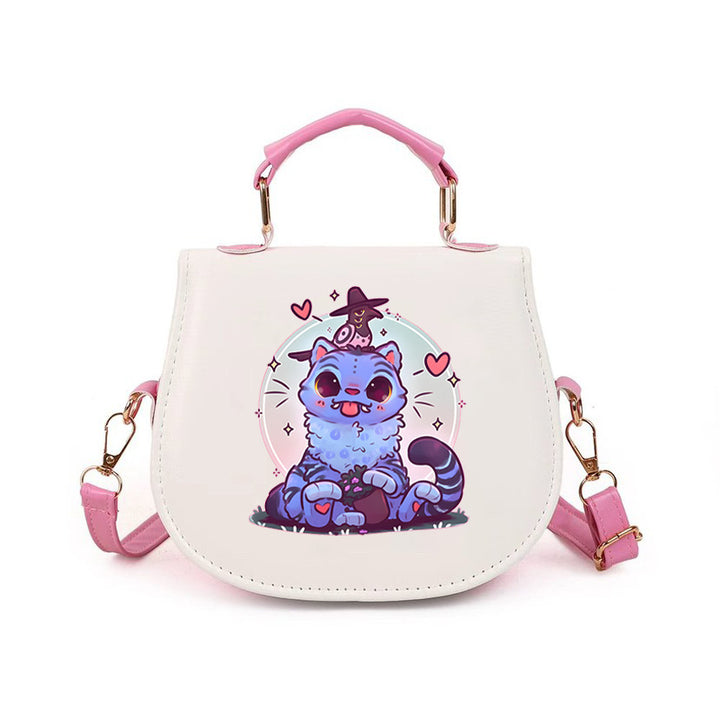 Kpop Demon Hunter small PU handbag shoulder bag-pink