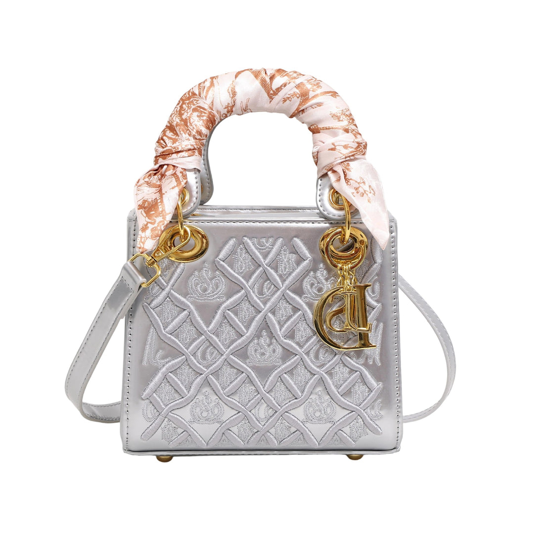 Luxury Lady embroidered handbag Diana bag