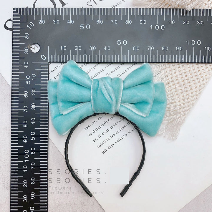 Handmade Velvet Bow Headband for dolls labubu headband