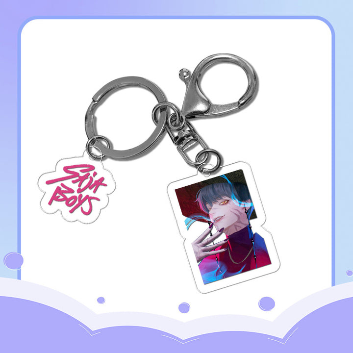 Kpop Demon Hunters Saja boys acrylic mini keychain