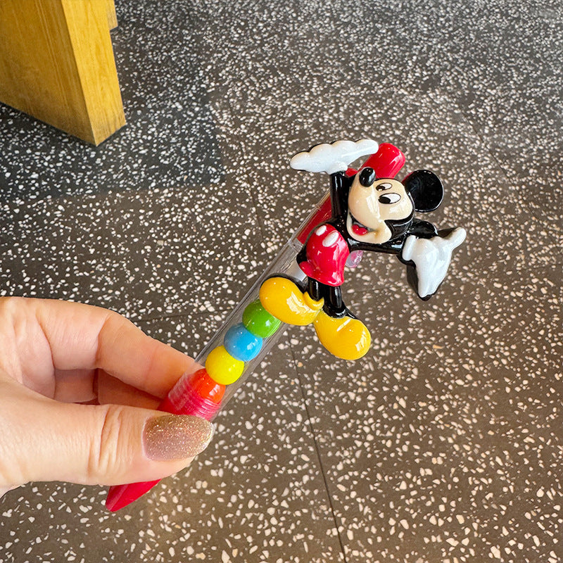 Creative Mickey ballpoint pen cute 3D Mickey patch pen