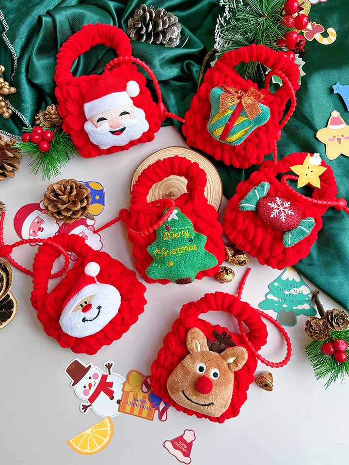 Christmas mini Coin Purse Storage Bag Pendant Gift