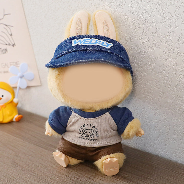 Labubu Sportswear T-shirt&Shorts Set dolls clothes