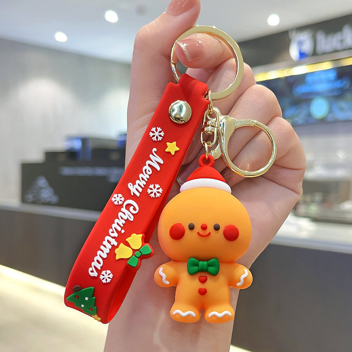 Christmas cute keychain pendant xmas gift