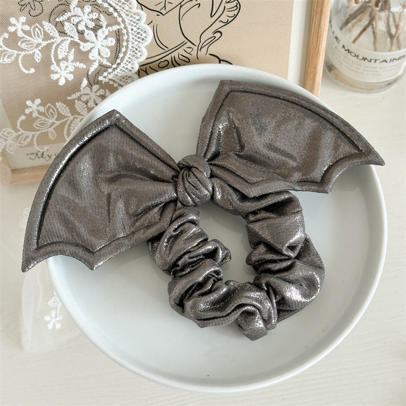 Halloween Hair Accessories Party Bat Bow Intestine Hair Ring