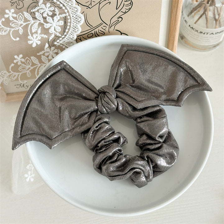 Halloween Hair Accessories Party Bat Bow Intestine Hair Ring