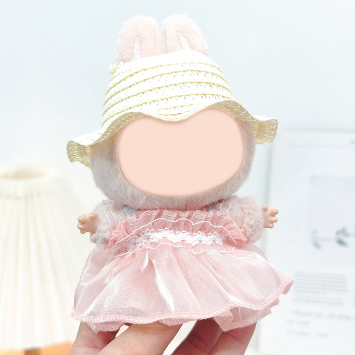 Labubu Pearlescent princess mesh dress dolls clothes