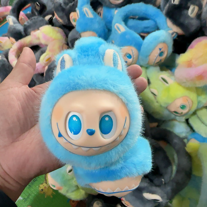 Cute monster plush furry earwarmers cartoon winter earmuffs