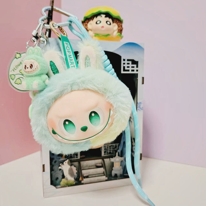 Plush Labubu keychain creative bag pendant small gifts