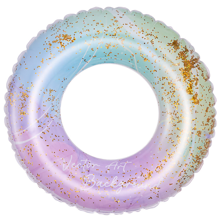 Sequin Mermaid swim ring Pool Float