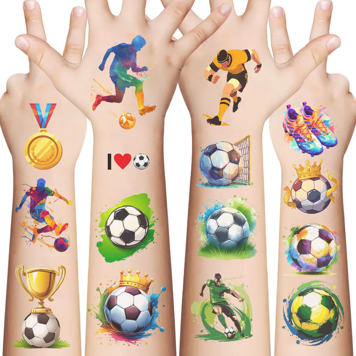 2026 FIFA World Cup Cartoon soccer temporary tattoos-10sheets
