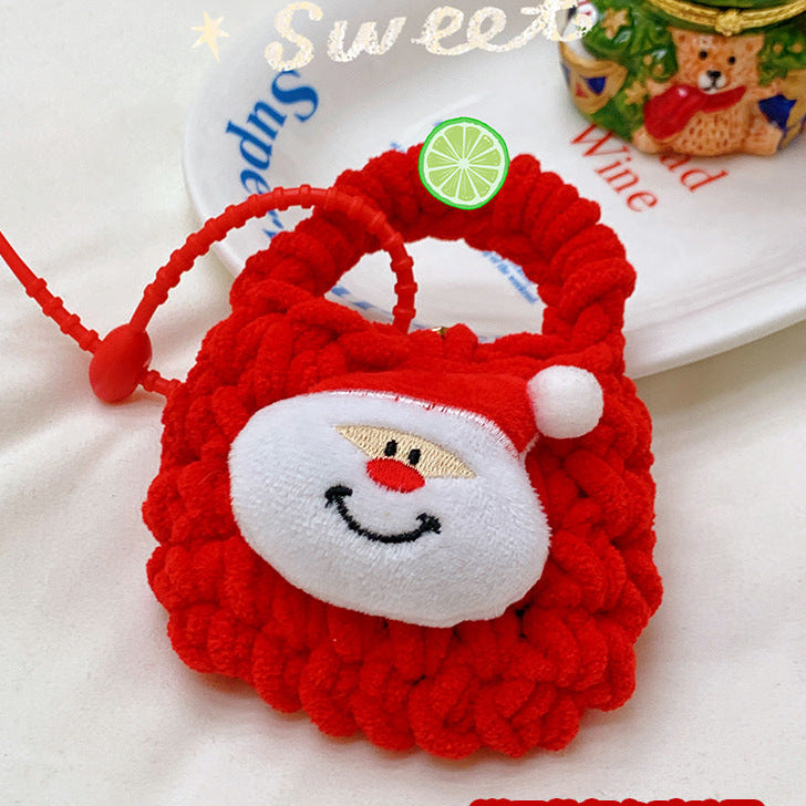 Christmas mini Coin Purse Storage Bag Pendant Gift