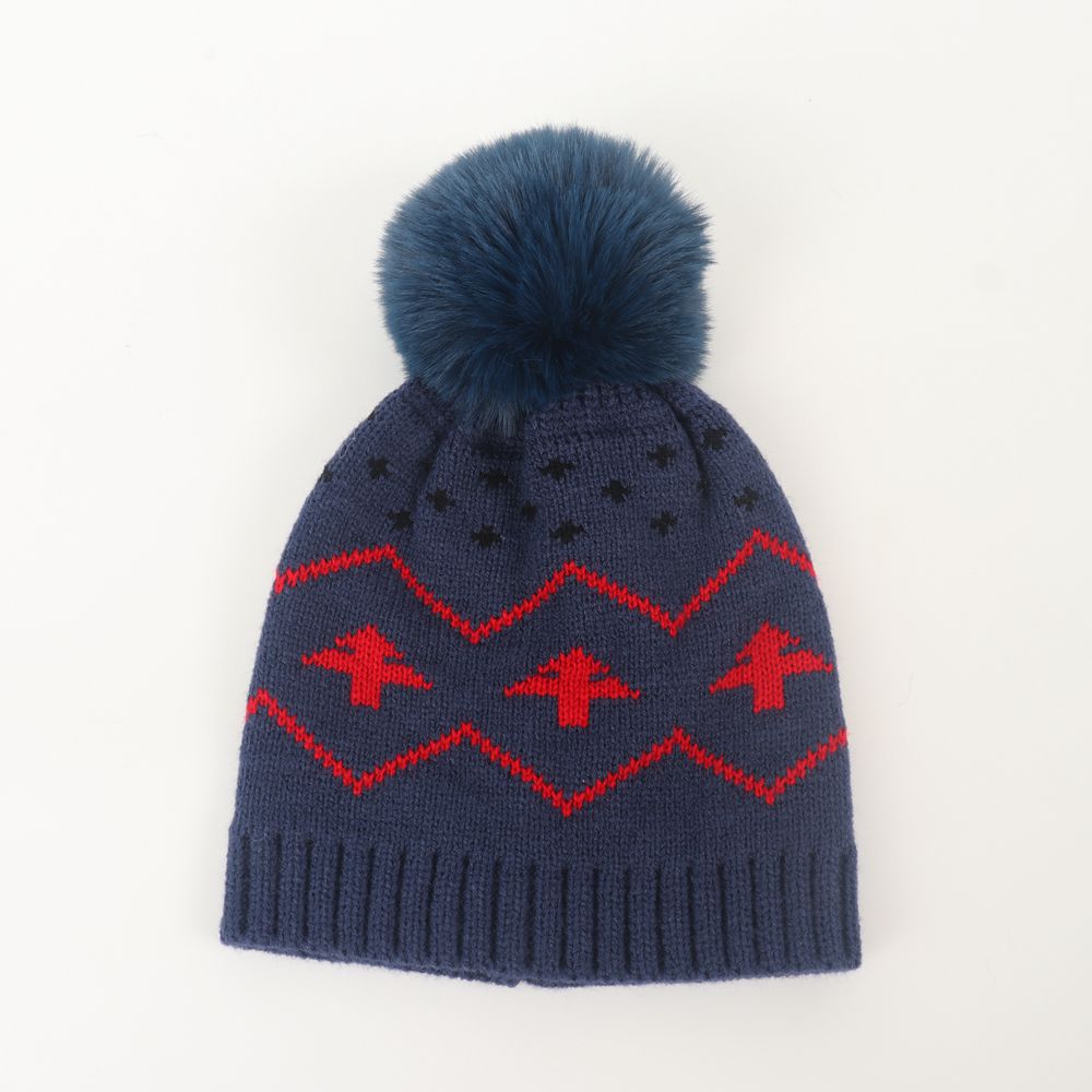 Baby toddler Christmas knitted hat jacquard beanie