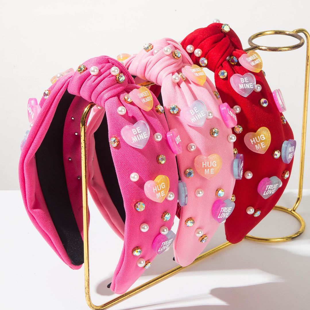Valentine's day heart candy diamond deco sweet Headband