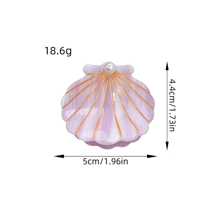 Summer Seaside Pearl Shell Acetate Hair claw clips