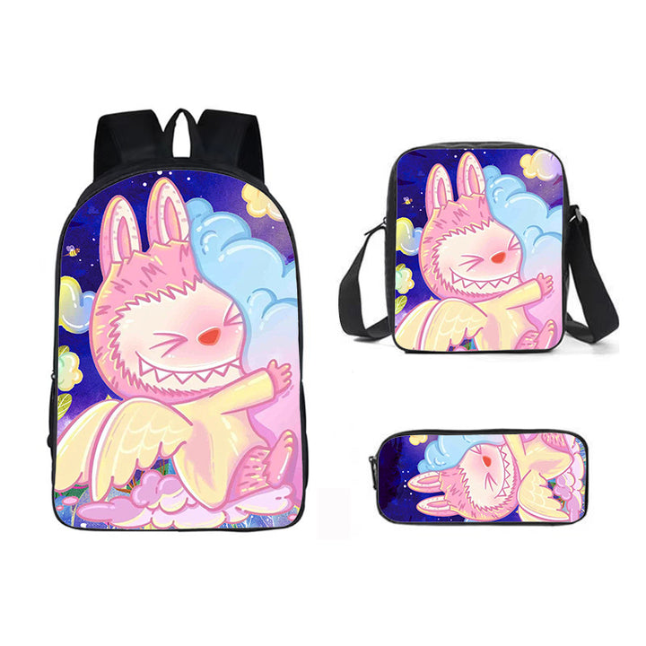 Labubu school bag 3PCS set backpack pencil case