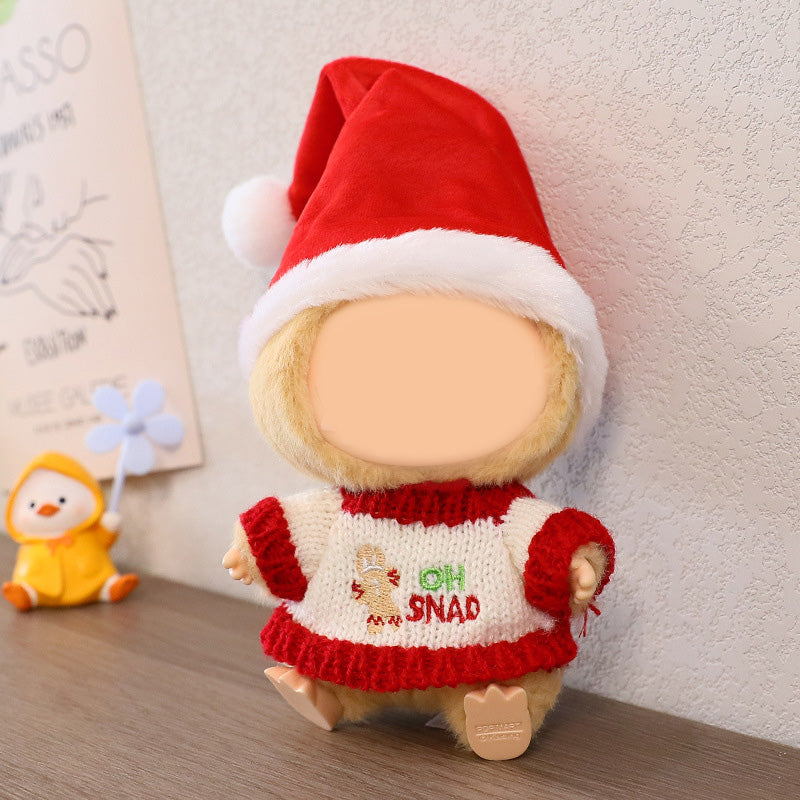 Labubu Christmas dress up dolls Xmas clothes