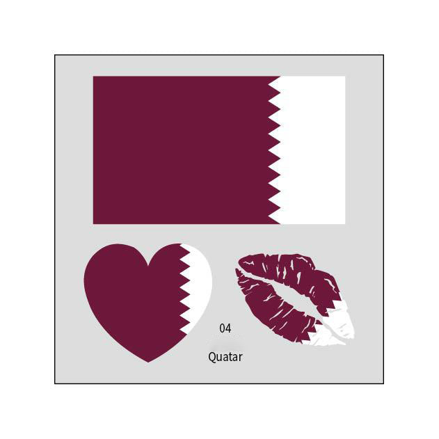 2026 FIFA World Cup national Flag Water Transfer Tattoo Stickers-10sheets