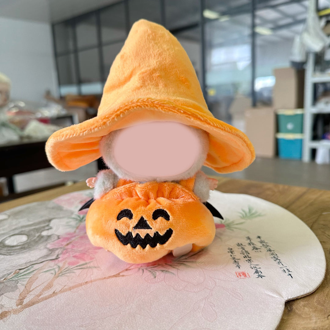 LABUBU Halloween witch hat Pumpkin doll clothes