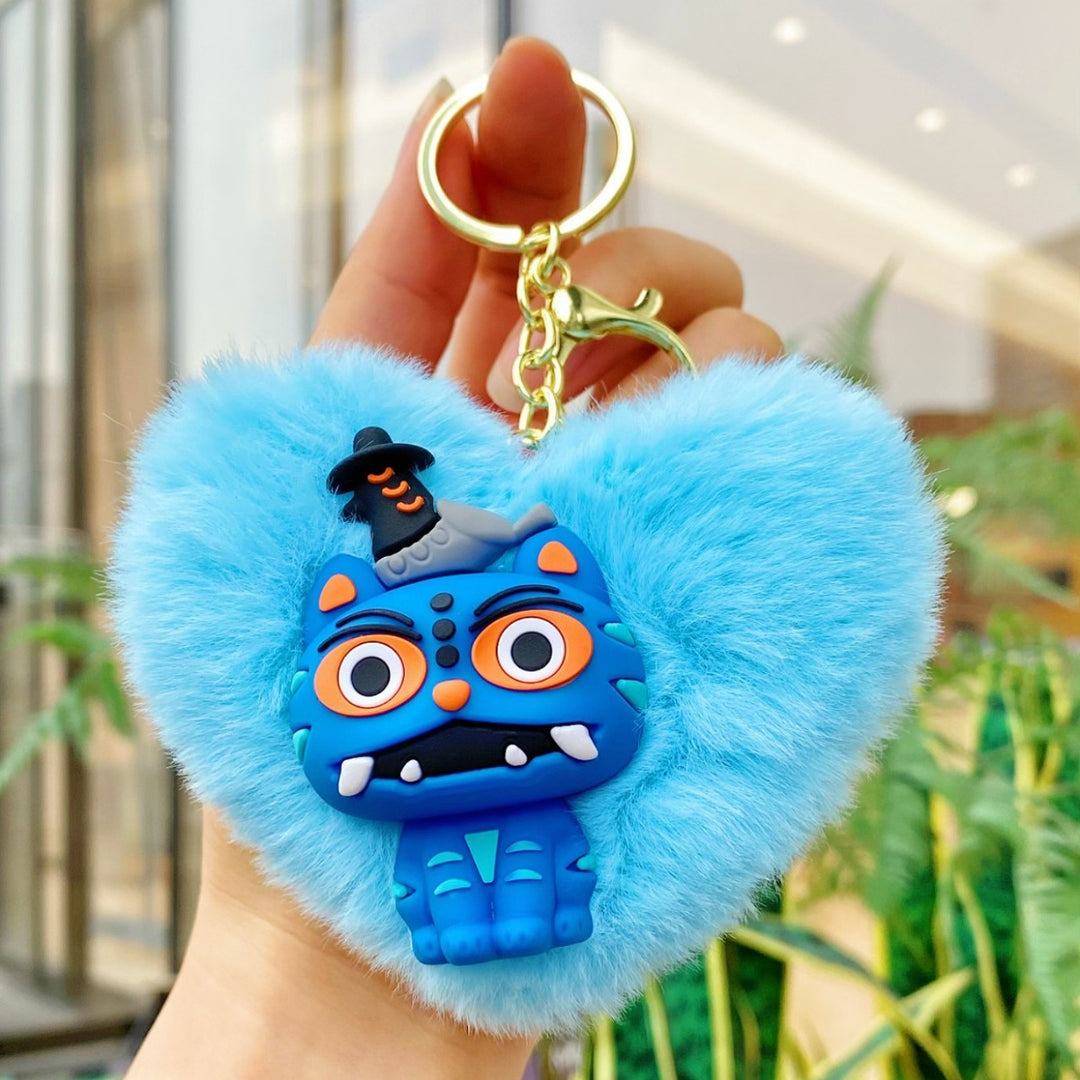 KDH K-pop inspired cute Plush keychain pendant