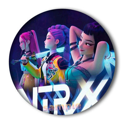 K-pop Demon Hunters Inspired Badges