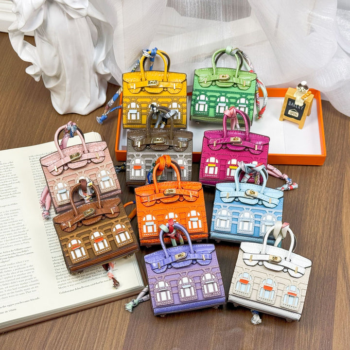 Mini House Bag Charm Mini designer mini Bag Pendant