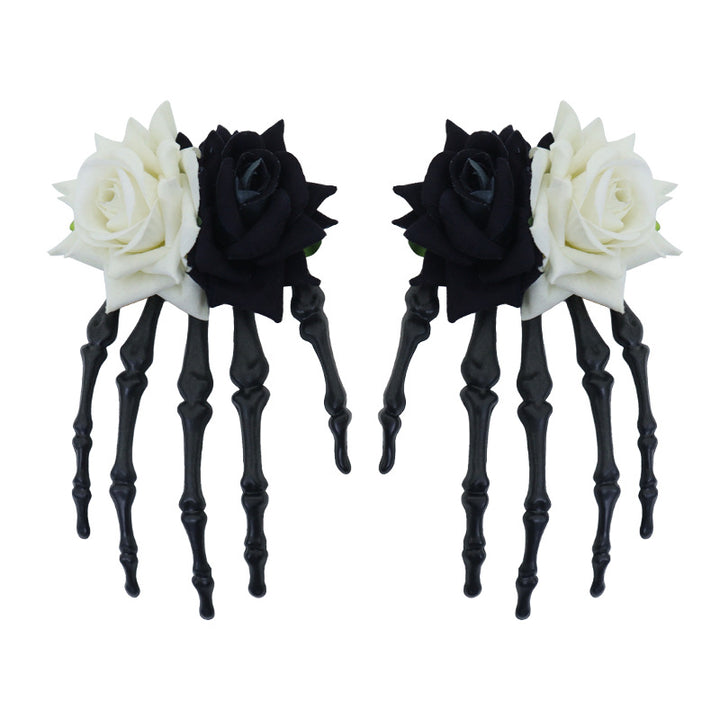 Halloween Skeleton Hand Hair Clip Halloween Party hair accessories