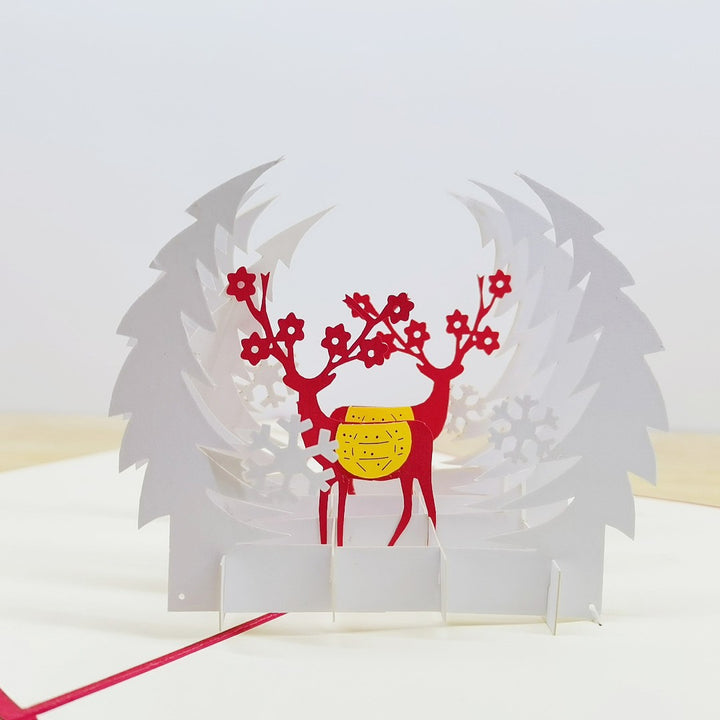 3D Christmas Holiday Greeting Cards Christmas Gift Card