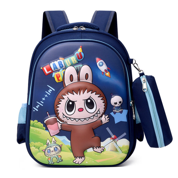 Labubu backpack students schoolbag