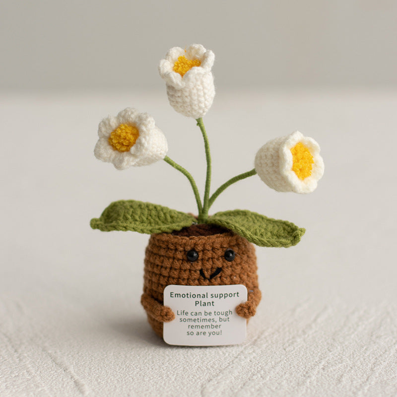 Handmade crochet Lily of the valley flower ornaments