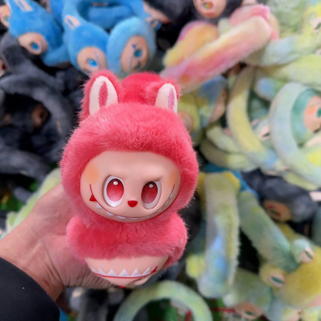 Cute monster plush furry earwarmers cartoon winter earmuffs