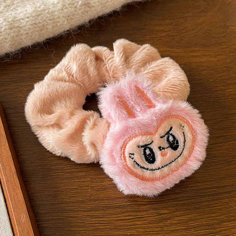 Labubu plush hair ring labubu rubber band hair accessories