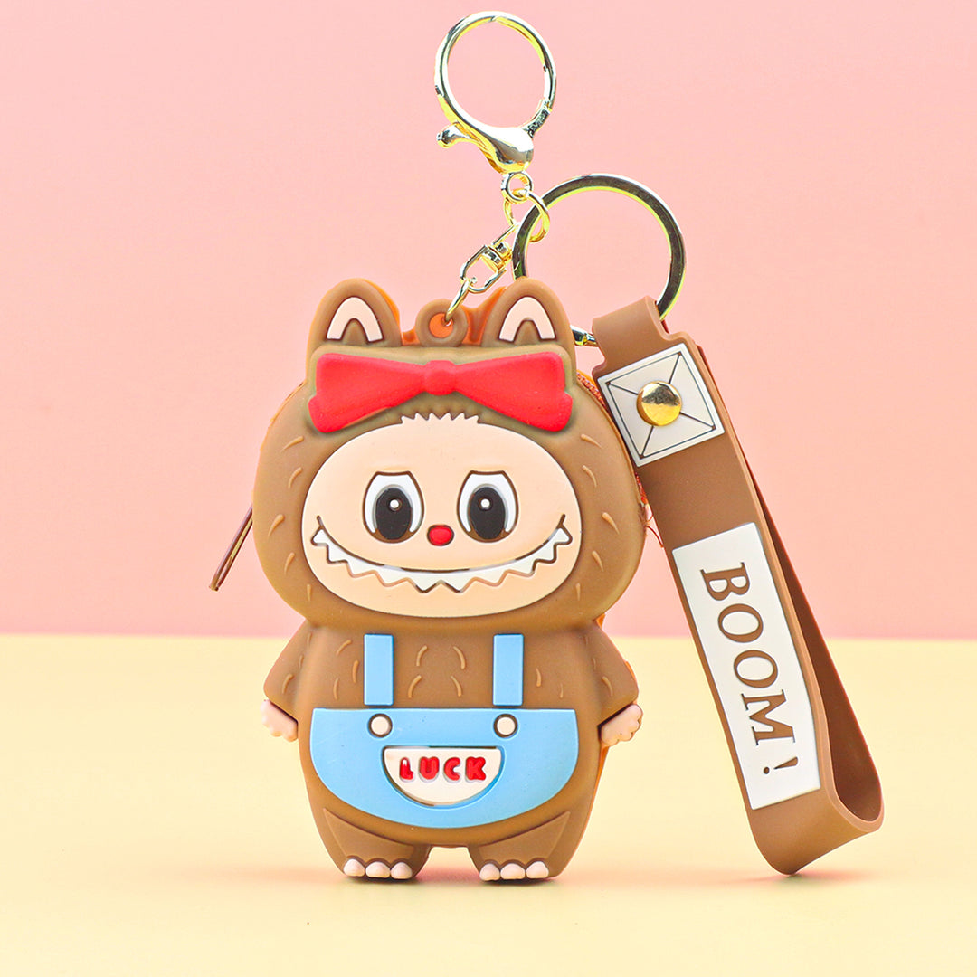 Luck Labubu cute coin purse key chain labubu gift