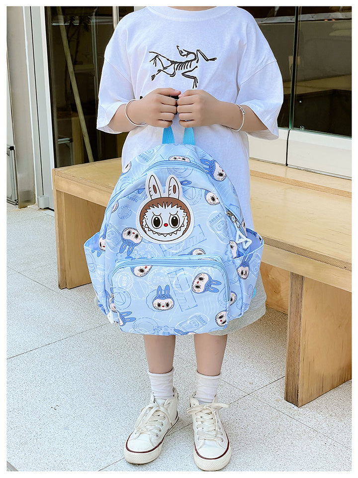 Labubu printed children's schoolbags large capacity backpack