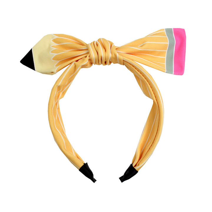 Back to school pencil bow hair accessories 3pcs set