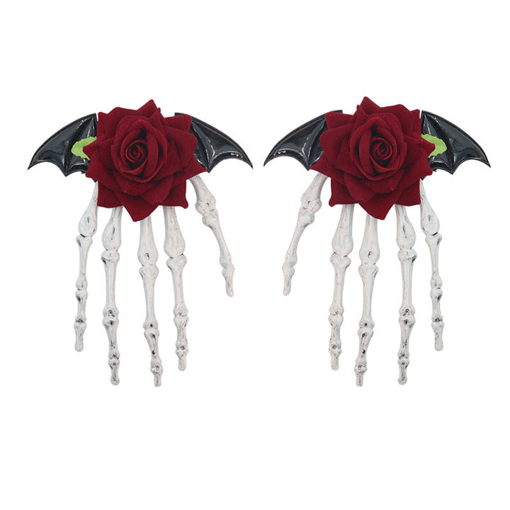 Halloween Skeleton Hand Hair Clip Halloween Party hair accessories