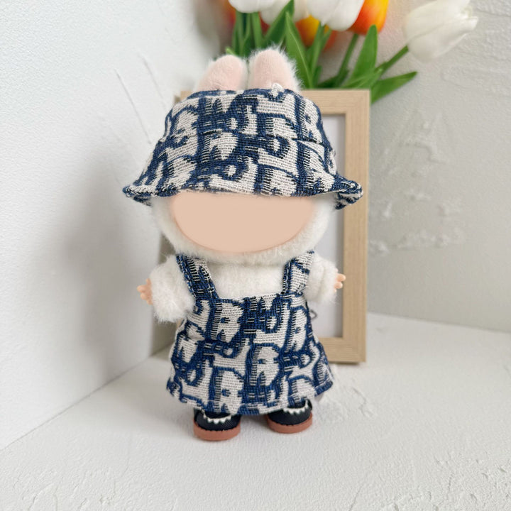 Handmade Luxury Rich Labubu doll clothes 3pcs set
