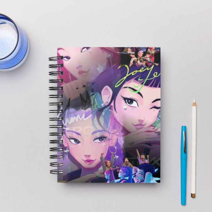 Kpop Demon Hunters coil notebook
